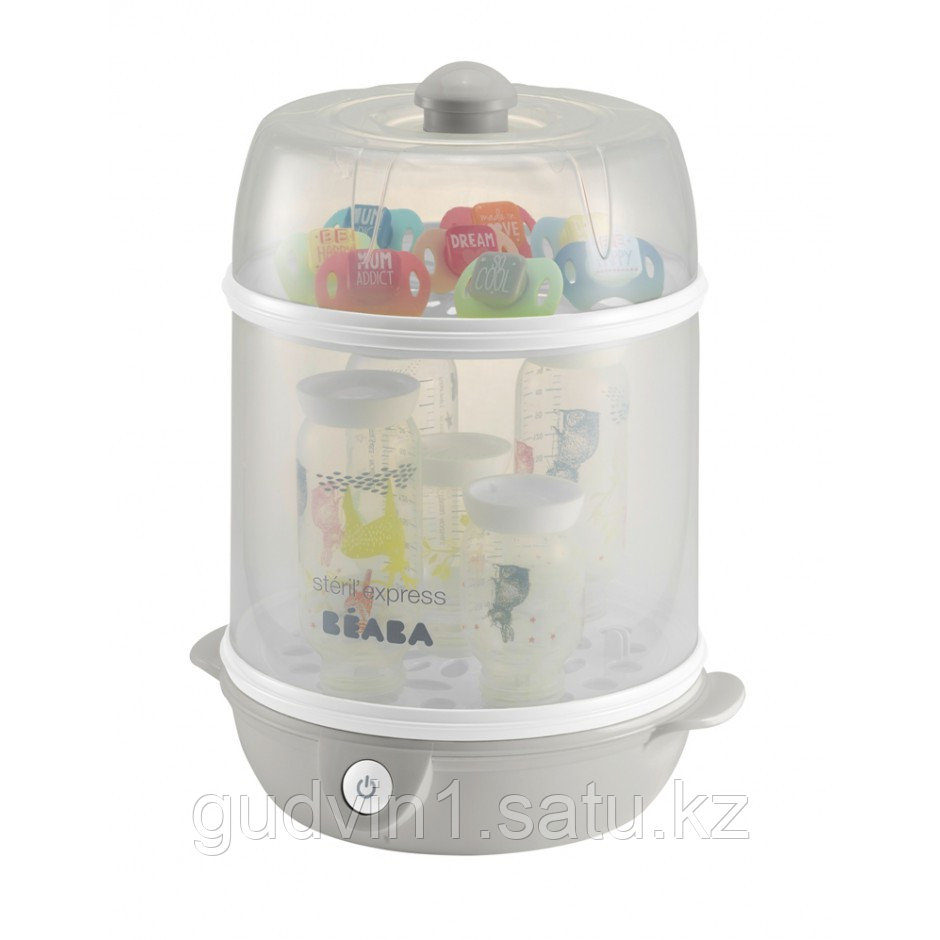 Стерилизатор 2в1 Beaba электрический Steril'Express Grey