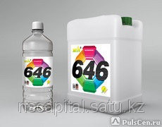 Растворитель 646 в пластиковой бутылке 1 л