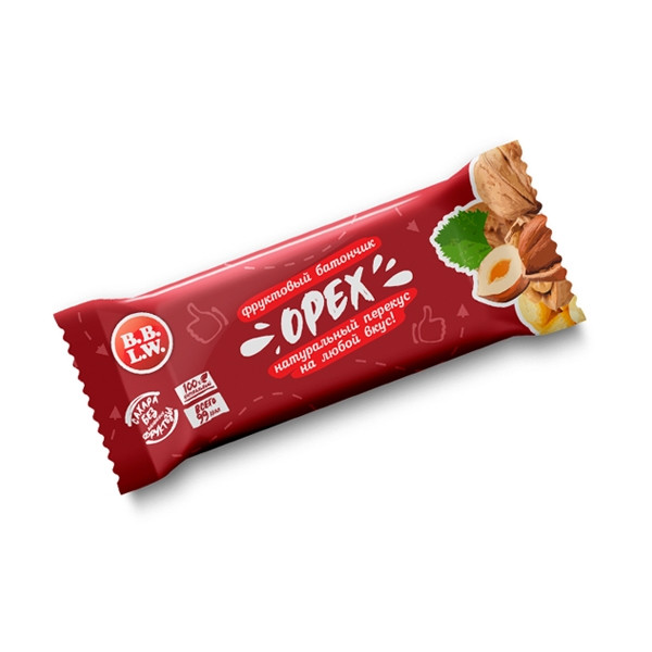 Фруктовый батончик с орехом