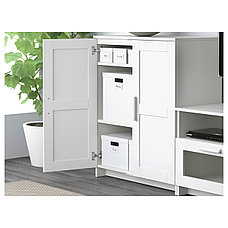 Шкаф для ТВ БРИМНЭС комбинация белый ИКЕА, IKEA, фото 2
