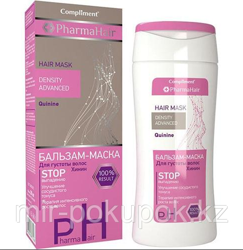Бальзам-маска для густоты волос Pharma Hair COMPLIMENT, безсульфатная, 200 мл, Алматы