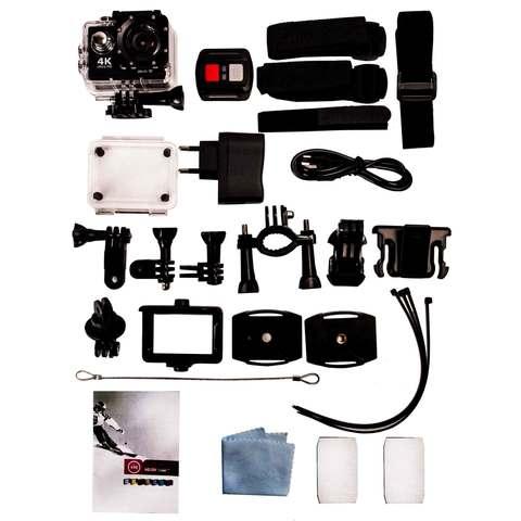 Экшен-камера H16-6R {4K UltraHD, Wi-Fi, оптическая стабилизация} с пультом-браслетом и набором аксессуаров - фото 6 - id-p61447261