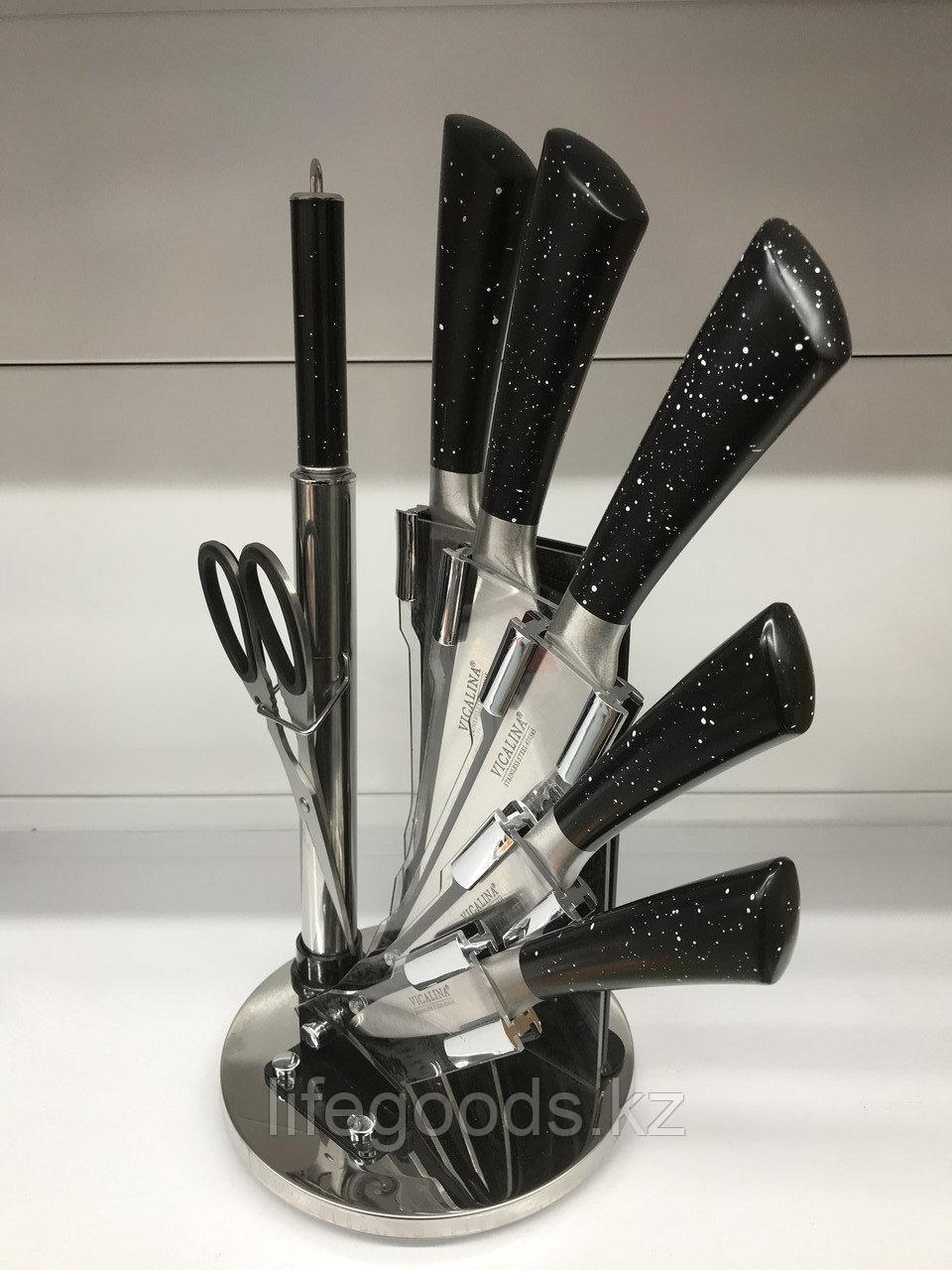 Набор кухонных ножей Vicalina vl-501, 8 предметов. - фото 1 - id-p61455488