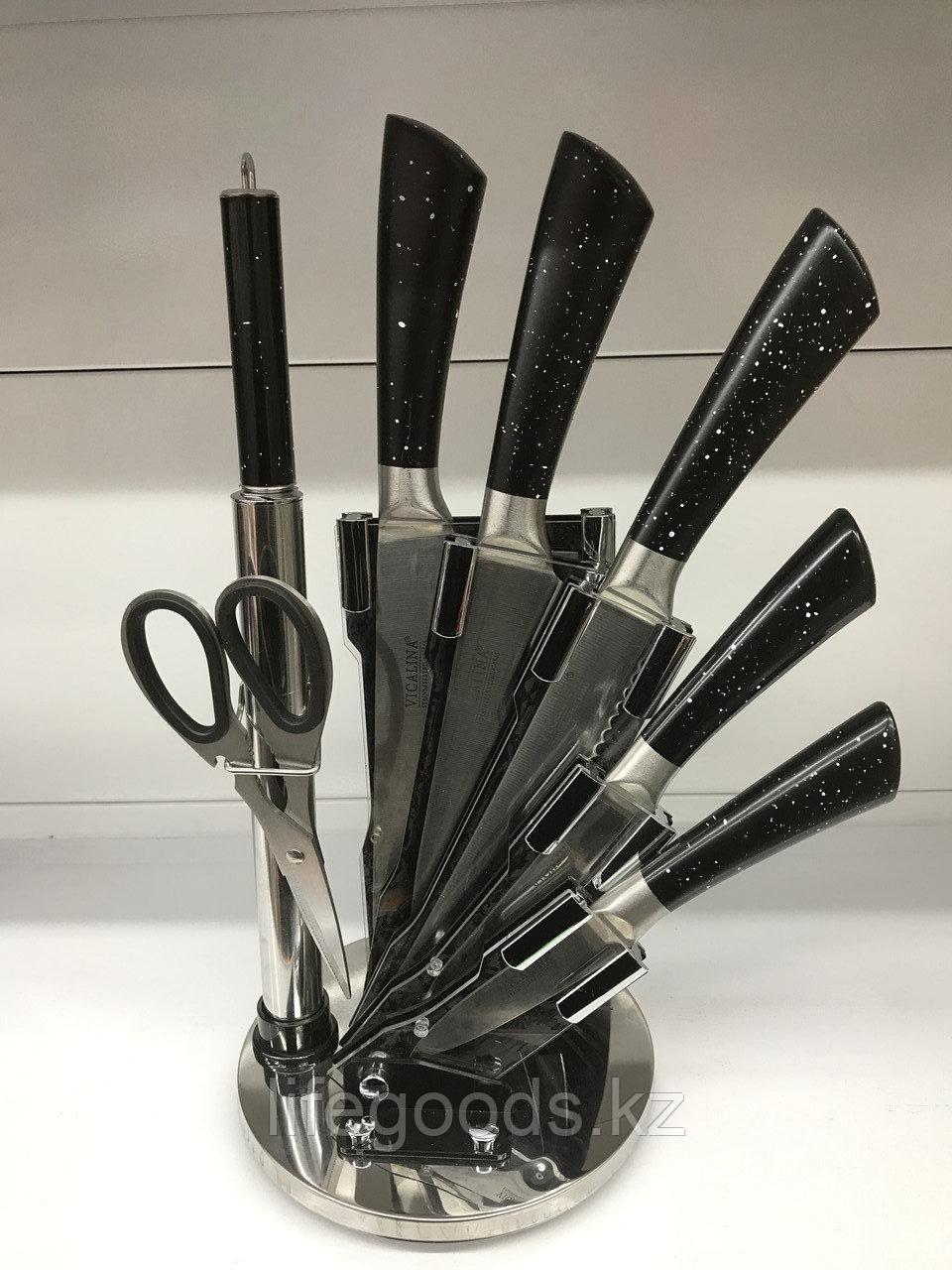 Набор кухонных ножей Vicalina vl-501, 8 предметов. - фото 3 - id-p61455488