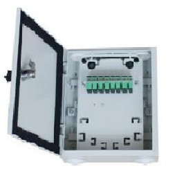 Коробка распределительная этажная КР3-16 (8+1 дуплексные адаптеры SC/APC)+сплиттер 1*8 - фото 1 - id-p61458431