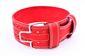 Пояс кожаный для пауэрлифтинга 100 мм, скоба, двухслойный L (80-100 см)