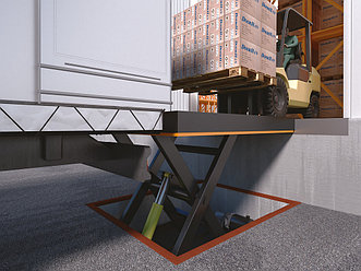 Стол подъемный с тремя парами ножниц серии 3LT