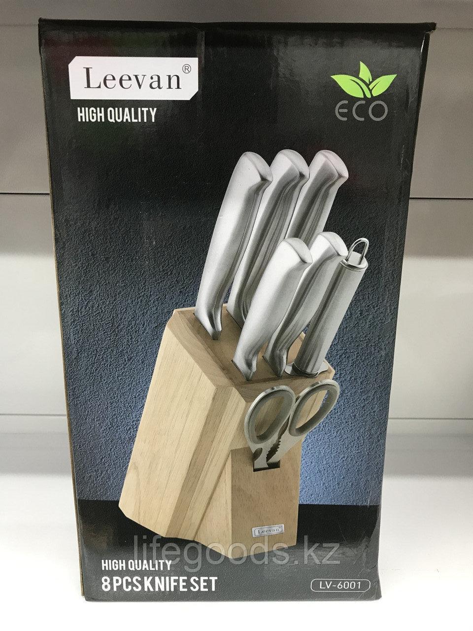 Набор кухонных ножей Leevan LV-6001, 8 предметов - фото 4 - id-p61467280