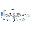 Кровать каркас МАЛЬМ белый 180х200 Лурой ИКЕА, IKEA  , фото 4