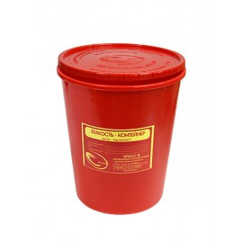 Емкость-контейнер для сбора органических отходов 3,0 л (красный) - фото 1 - id-p61463460