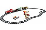 Конструктор Lepin 02039 Красный груз поезд аналог лего Lego City 3677, фото 3