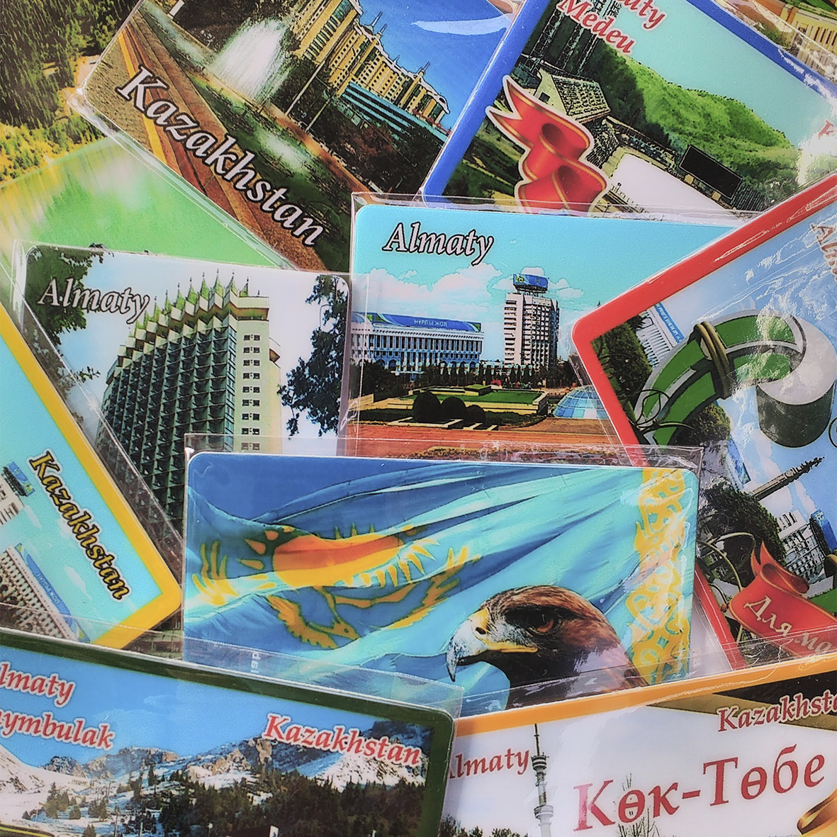 Магниты сувенирные Казахстан Алматы на холодильник