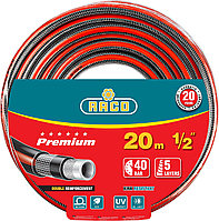 Шланг поливочный RACO Premium 40300-1/2-20_z01 (35 атм, армированный, 5-ти слойный, 1/2х20 м)