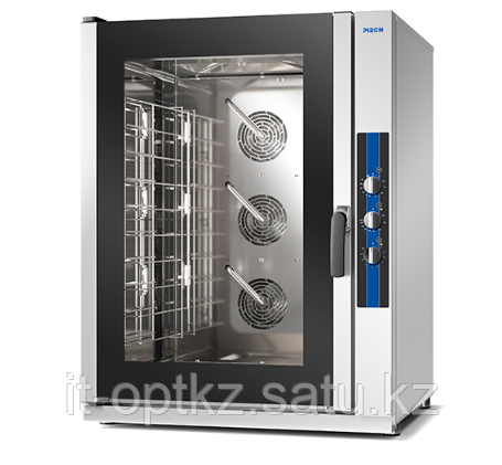 Пароконвектомат PIRON PF9110D (10 GN1/1 530x325 или 600х400, 15,8кВт, 920x900x1210мм)