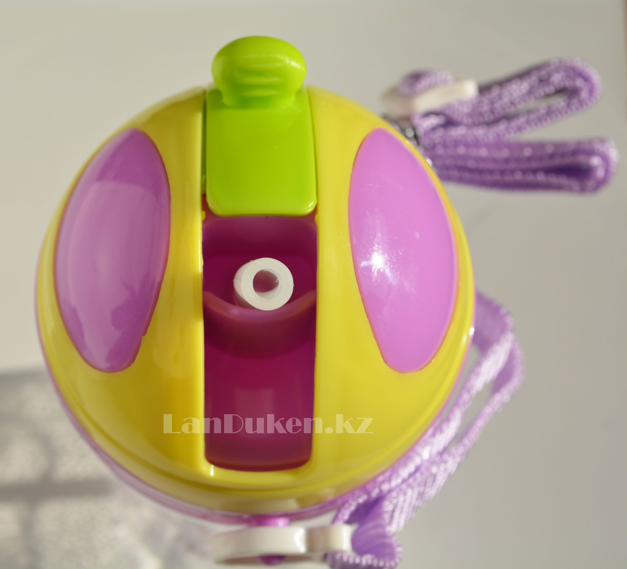 Детская бутылочка с трубочкой 500 мл фиолетовая - фото 5 - id-p61477691