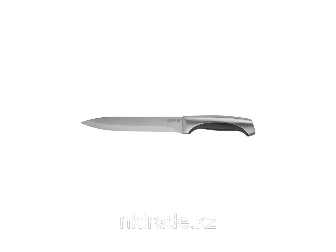 Нож LEGIONER "FERRATA" нарезочный, рукоятка с металлическими вставками, лезвие из нержавеющей стали, 200мм - фото 1 - id-p61487370