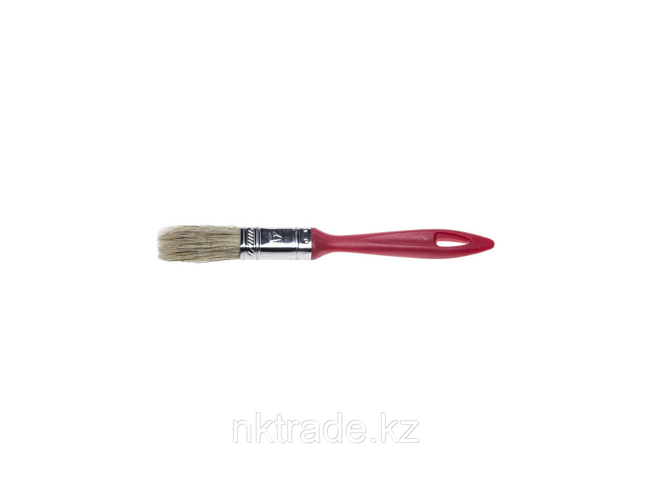 Кисть плоская STAYER "UNIVERSAL-EURO", светлая натуральная щетина, пластмассовая ручка, 20мм 0108-20