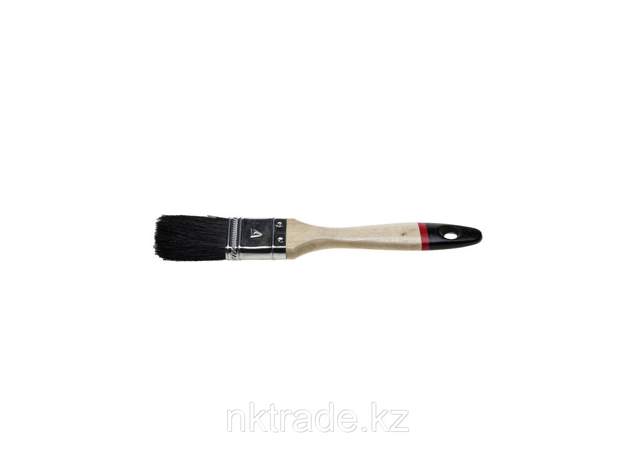 Кисть плоская STAYER "UNIVERSAL-EURO", чёрная натуральная щетина, деревянная ручка, 20мм 01022-020