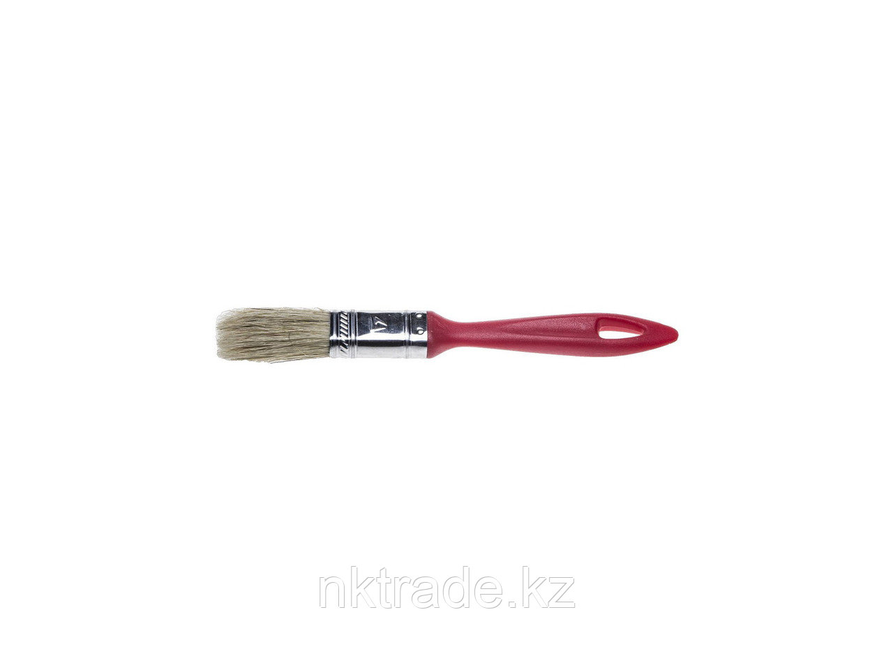Кисть плоская STAYER "UNIVERSAL-EURO", светлая натуральная щетина, пластмассовая ручка, 25мм 0108-25