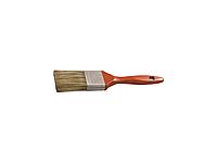Кисть плоская STAYER "LASUR - LUX", деревянная ручка, смешанная щетина, 50мм 01051-050