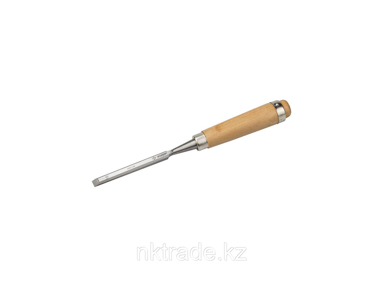 Стамеска-долото ЗУБР "ЭКСПЕРТ" с деревянной ручкой, хромованадиевая, 10мм 18096-10 - фото 1 - id-p61491506