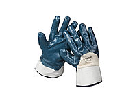 Перчатки ЗУБР "МАСТЕР" рабочие с нитриловым покрытием ладони, размер L (9)