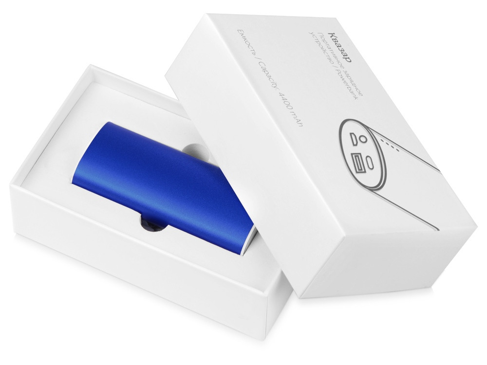 Портативное зарядное устройство Квазар, 4400 mAh, синий - фото 6 - id-p55554968