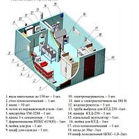 Модульный цех по переработке мяса до 400 кг в смену