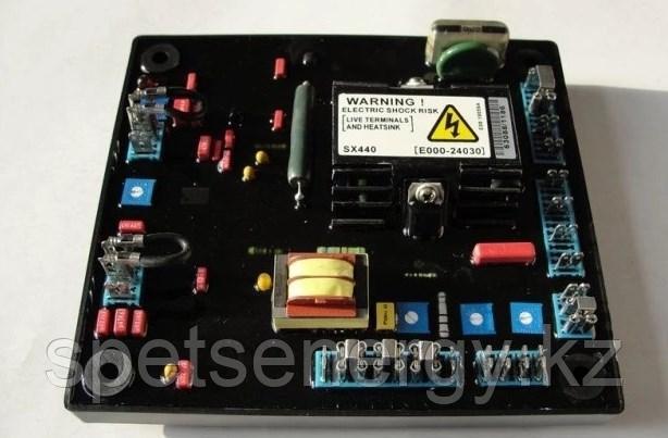 AC однофазный генератор avr схема SX440 AVR с красным конденсатором, фото 2