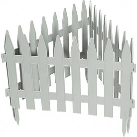 Забор декоративный форма "Рейка", 28 х 300 см, белый