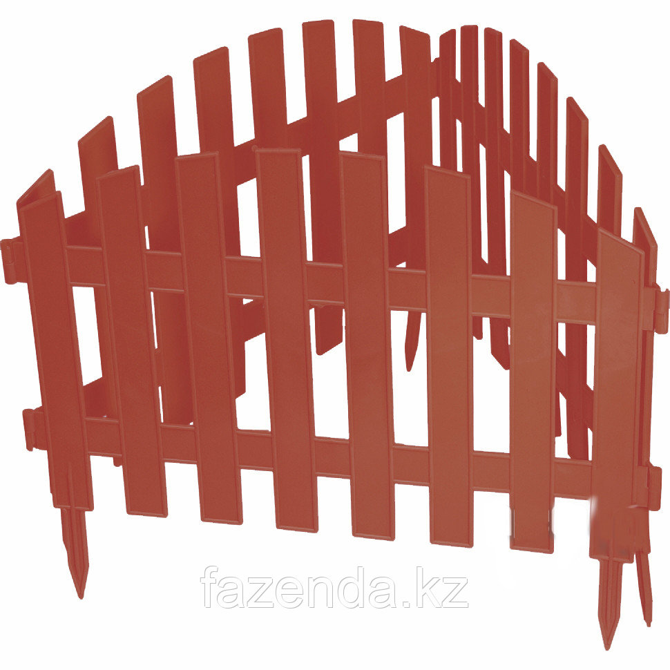 Забор декоративный серия "Винтаж", 28 х 300 см, терракот - фото 1 - id-p61505537