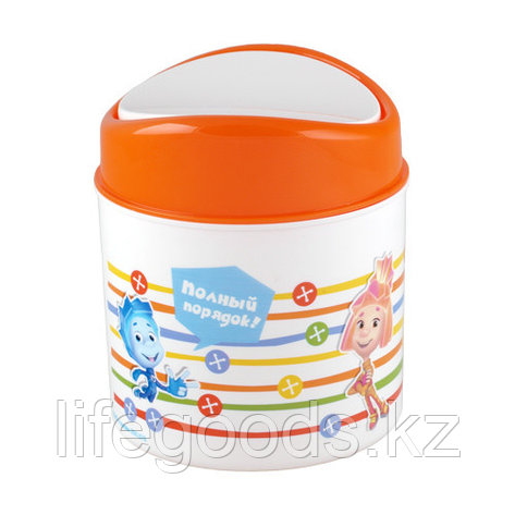 "Фиксики" контейнер для мусора настольный 1,0л арт. С39022 / 39022, фото 2