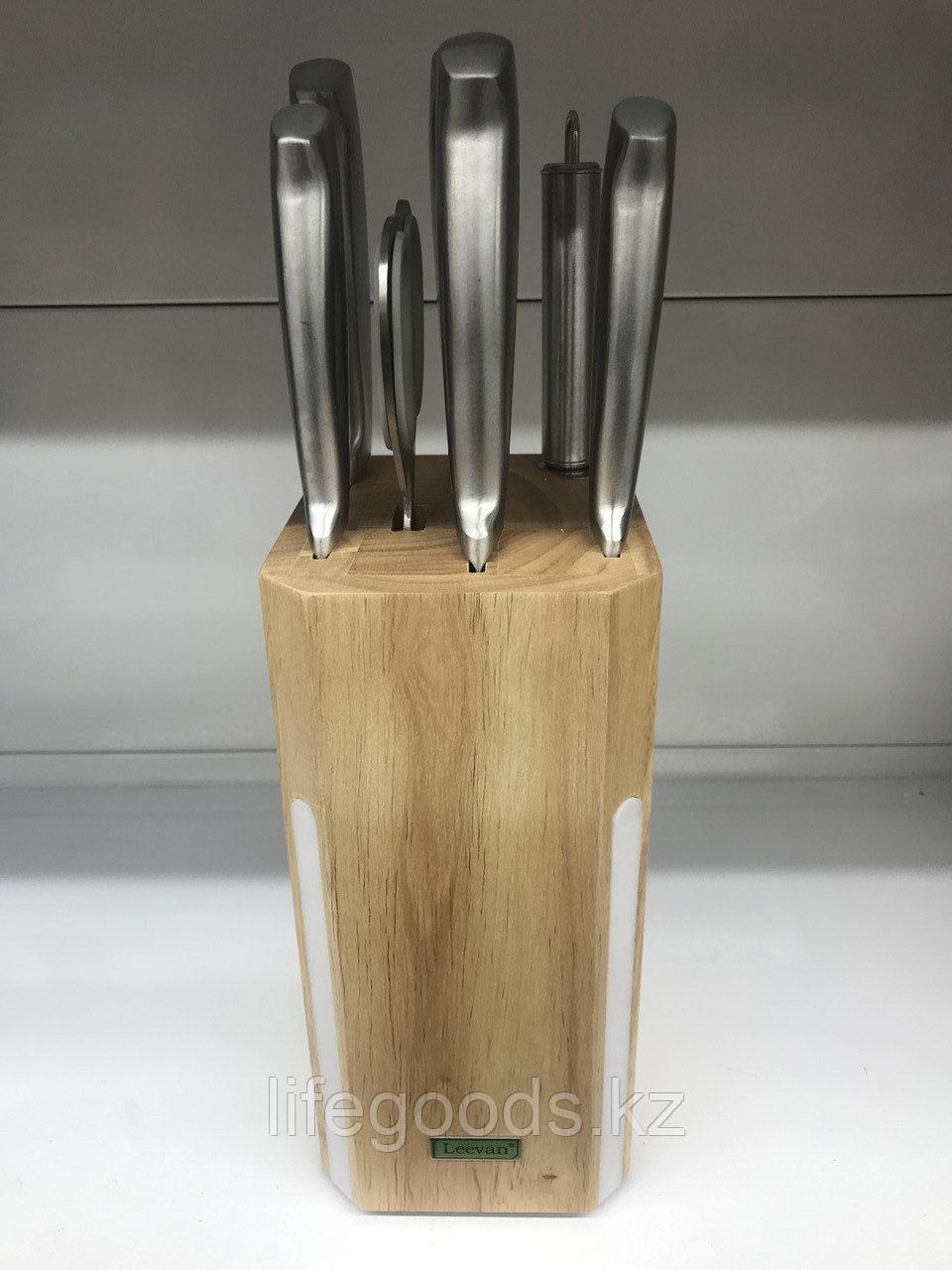 Набор кухонных ножей Leevan LV-6003, 8 предметов - фото 1 - id-p61505813