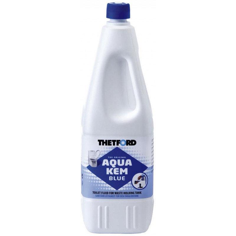 Жидкость для биотуалета Thetford Aqua Kem Blue (в нижний бак, синяя, объём 2л, ароматизирована)