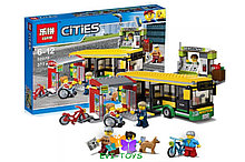 Конструктор аналог Лего LEPIN 02078 "Автобусная остановка" 377 деталей аналог LEGO 60154