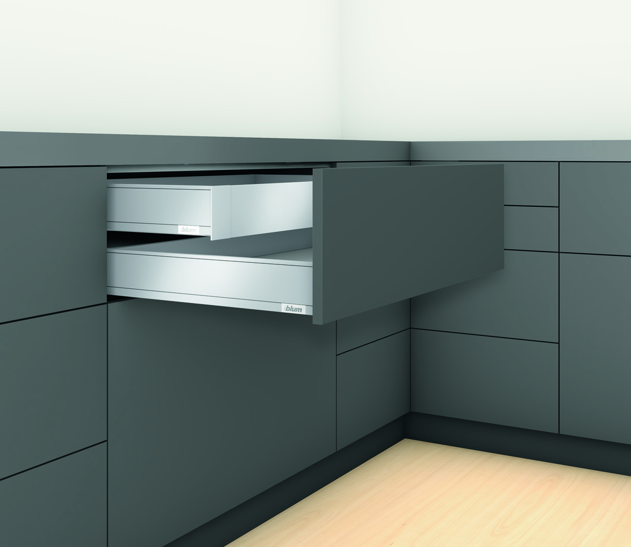 LEGRABOX 40 кг M 450 Орион серый внутренний ящик (без передней панели)