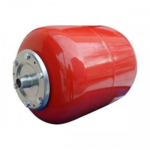 Бак расширительный (экспанзомат) БРОФ-24л-В для систем отопления (красный).