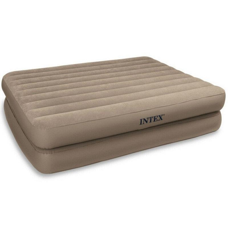 Надувной матрас со встроенным насосом Intex 66710 (203*152*46 см)