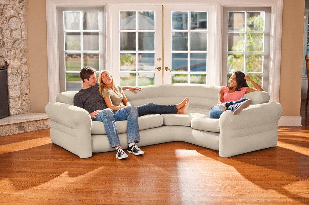 Надувной угловой диван Intex CORNER SOFA 68575