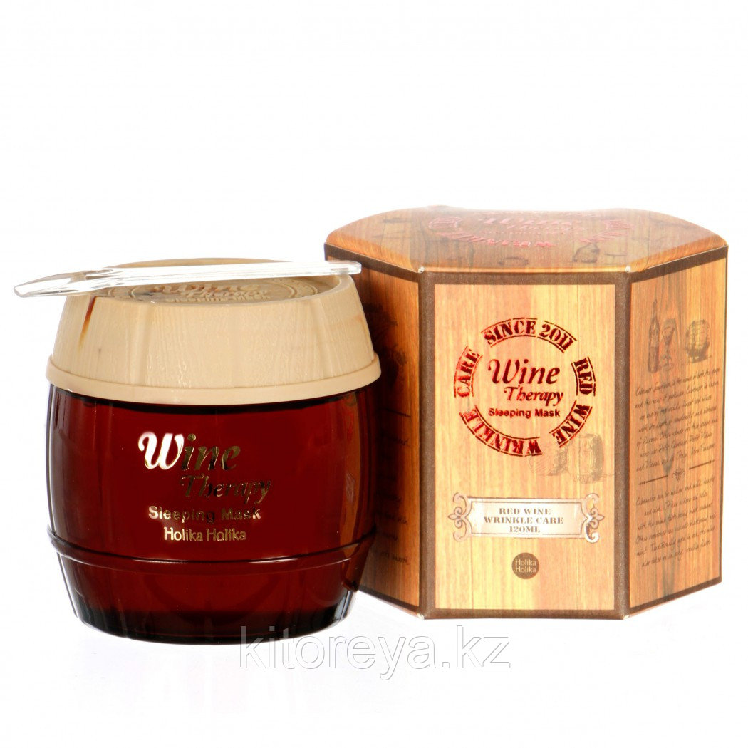Holika Holika Wine Therapy Sleeping Mask Red Wine (120 мл) Ночная маска с красным вином