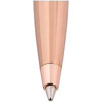 Ручка шариковая Delucci "Semplice", синяя, 1,0мм, корпус медь/розовое золото, поворот., подар.уп., фото 3