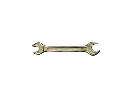 Ключ рожковый гаечный DEXX, желтый цинк, 8х10мм 27018-08-10