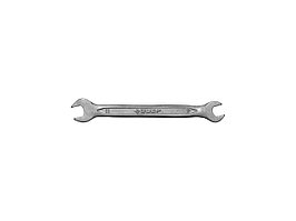 Ключ ЗУБР "МАСТЕР" гаечный рожковый, Cr-V сталь, хромированный, 9х11мм 27010-09-11