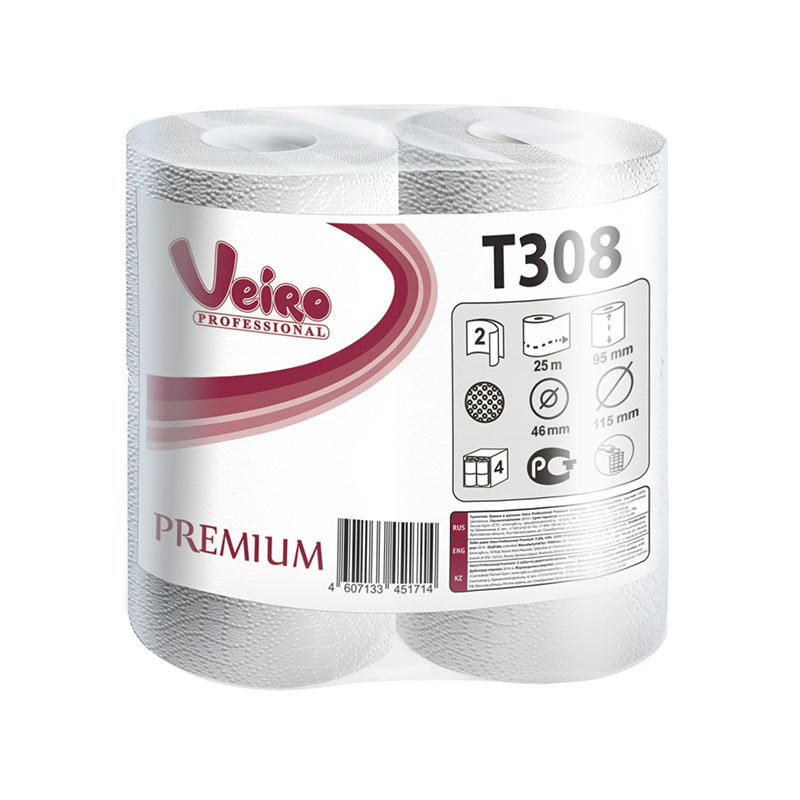 Туалетная бумага в малых рулонах Veiro Professional Premium - фото 1 - id-p61518337