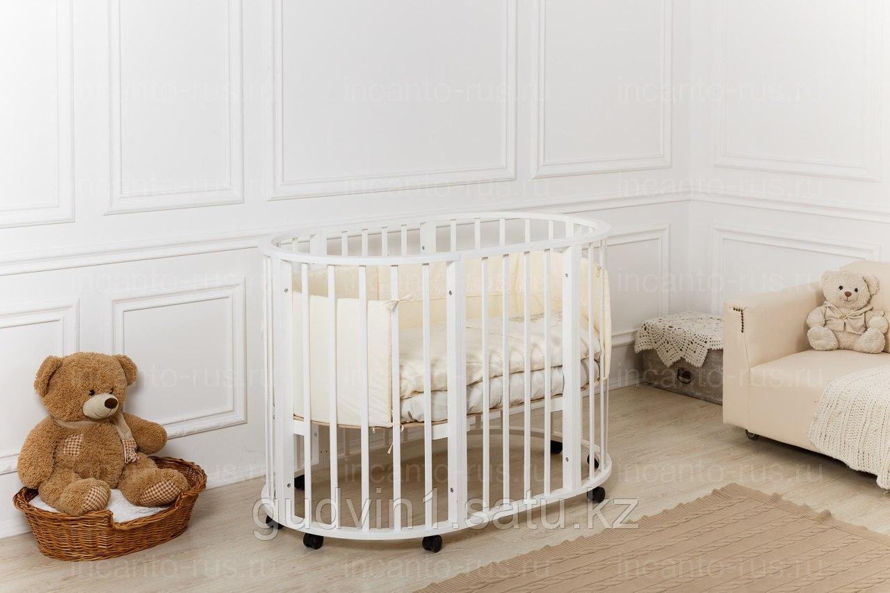 Кровать Incanto GIO Deluxe 8 в 1, цвет слоновая кость 00-77131