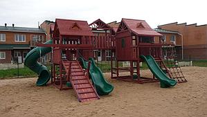 Элитный деревянный игровой комплекс Замок Эверест PlayNation