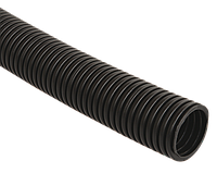 Труба гофр.ПНД d 16 с зондом (10 м) IEK черный