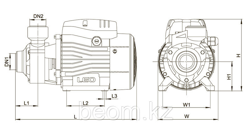 Вихревой насос Leo APm 37 - фото 4 - id-p61533140