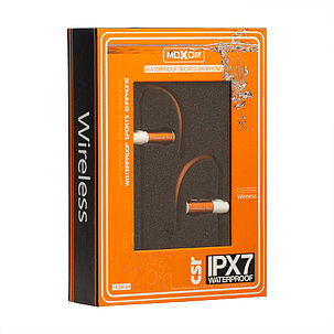 Наушники Moxom MOX24 Bluetooth Black, Orange, фото 2