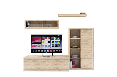 Полка книжная (Oskar 1VM), коллекции Оскар, Дуб Санремо, Анрэкс (Беларусь), фото 2